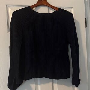 LOFT Dark Blue Crew Neck Sweater XSP- extra small petite